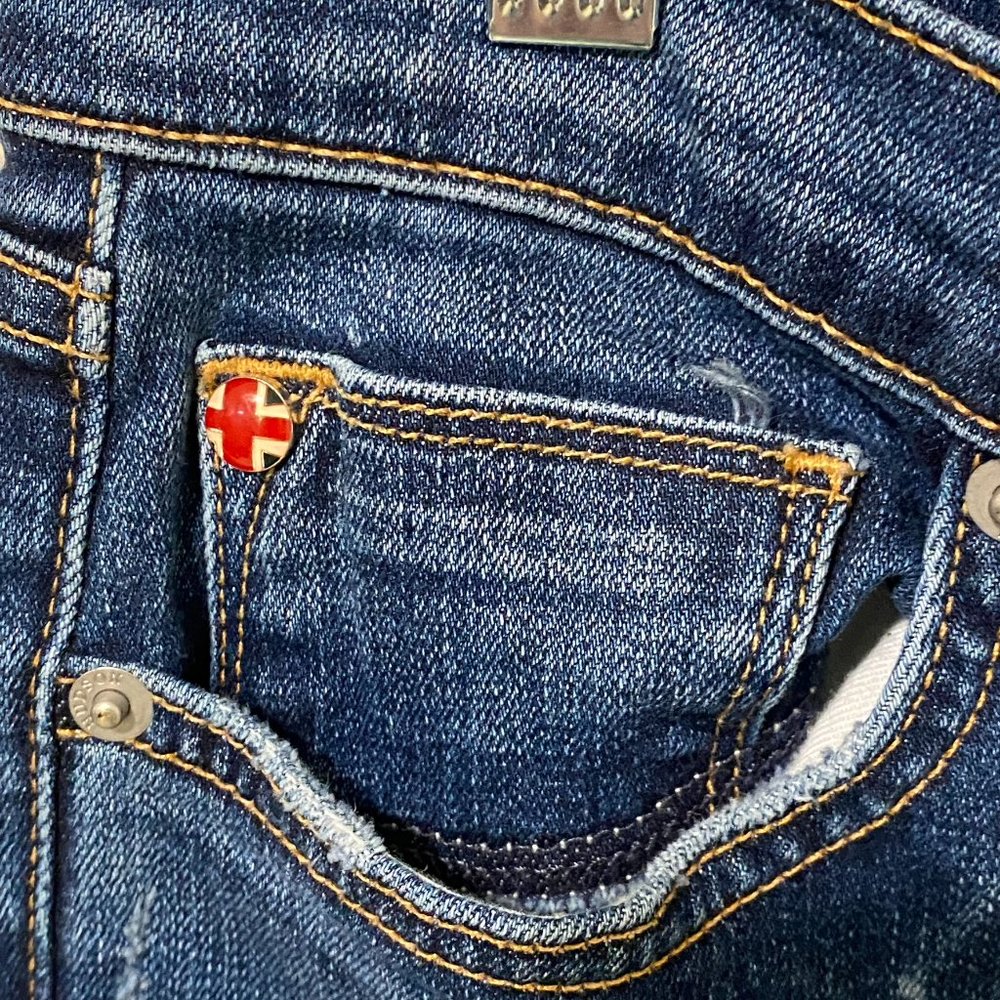 Hudson Riley Relaxed Straight 5 Pocket Jeans, Disharmony 30 - Picture 6 of 9